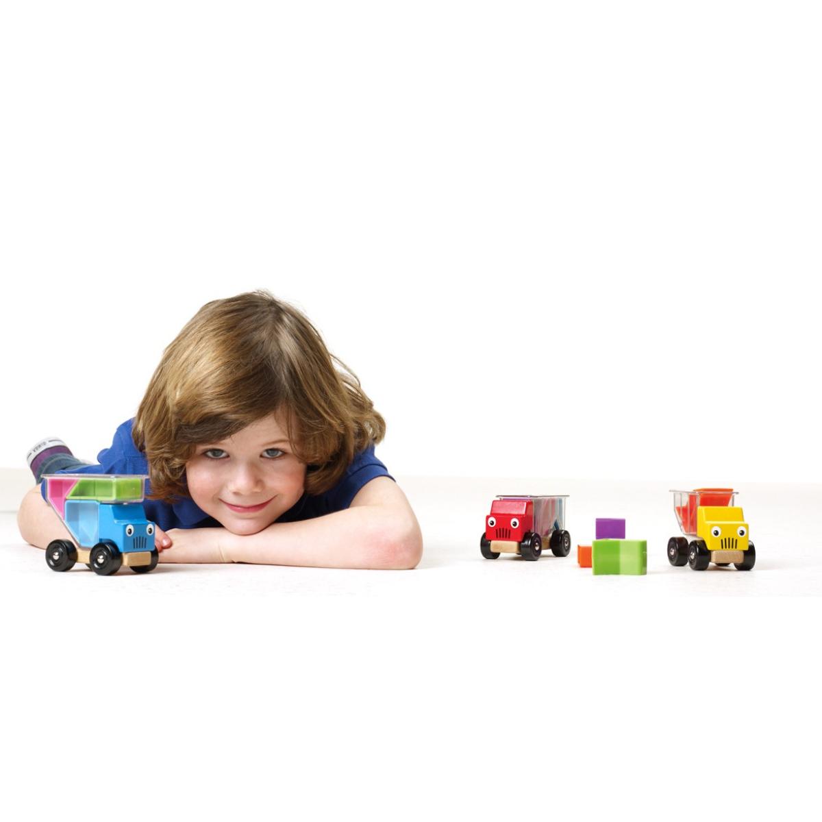 Puzzle préscolaire en bois TRUCKY 3 Smartgames 