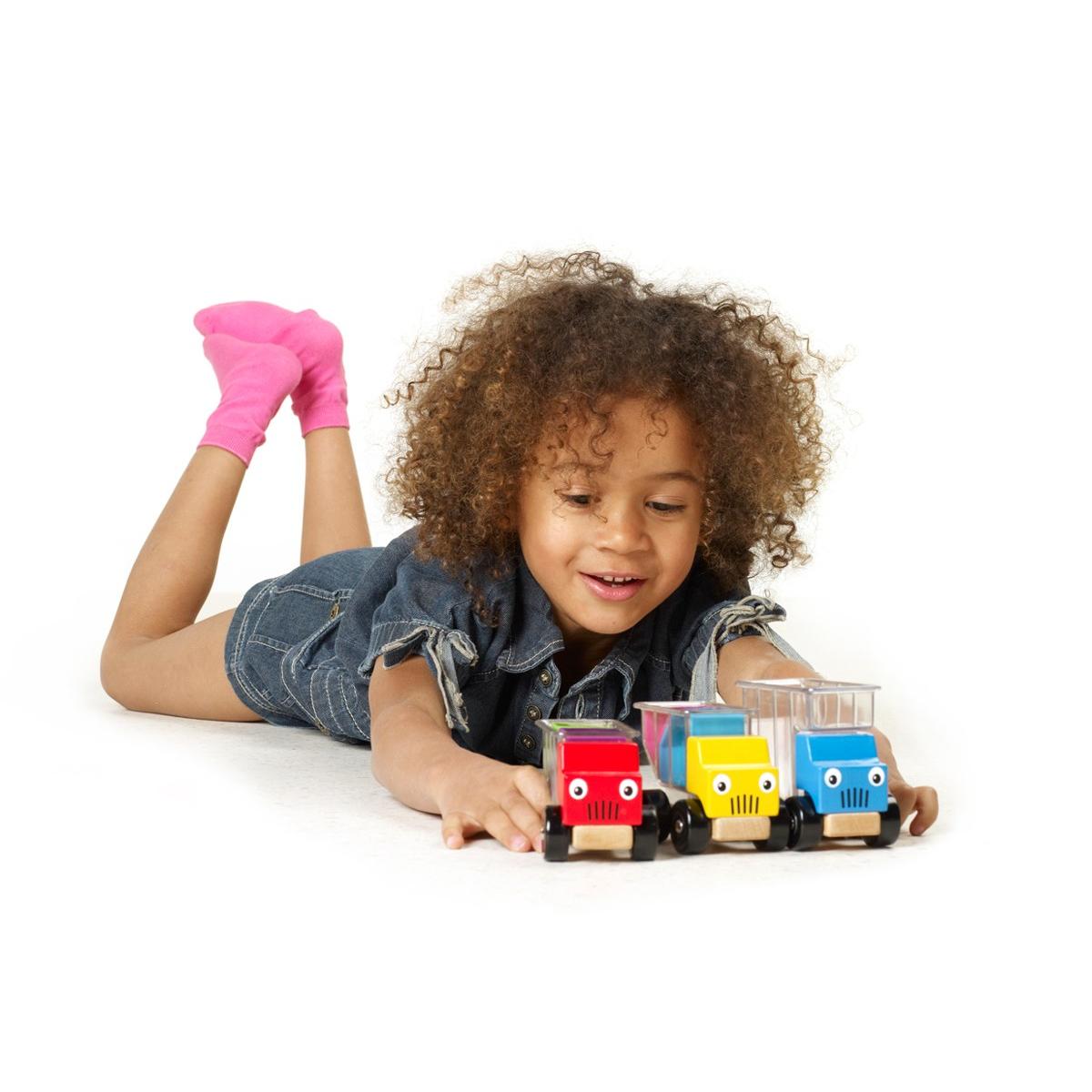Puzzle préscolaire en bois TRUCKY 3 Smartgames 