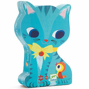 Puzzle silhouette-24pcs PACHAT & SES AMIS Djeco