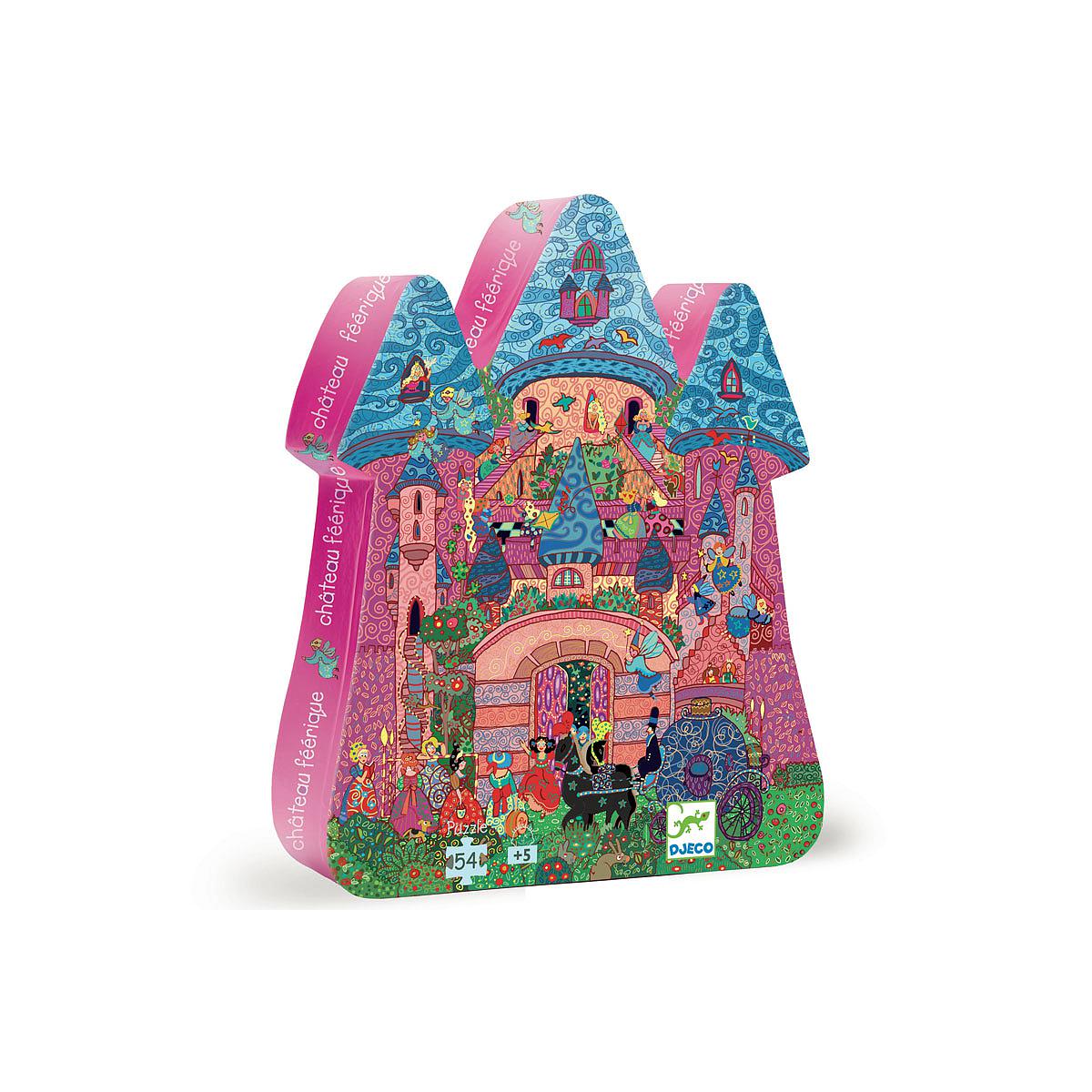 Puzzle silhouette-54pcs CHÂTEAU FÉERIQUE Djeco