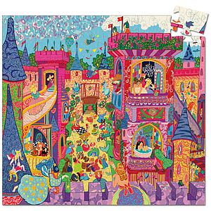Puzzle silhouette-54pcs CHÂTEAU FÉERIQUE Djeco