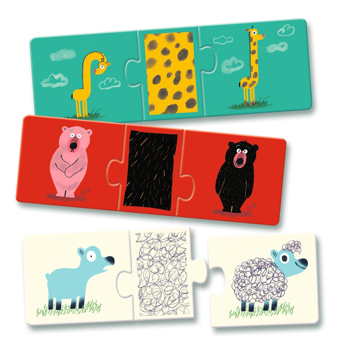 Puzzle Tout nu ! TRIO Djeco