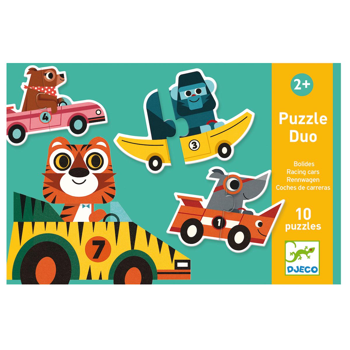 Puzzles duo-trio Puzzle Duo Bolides Djeco