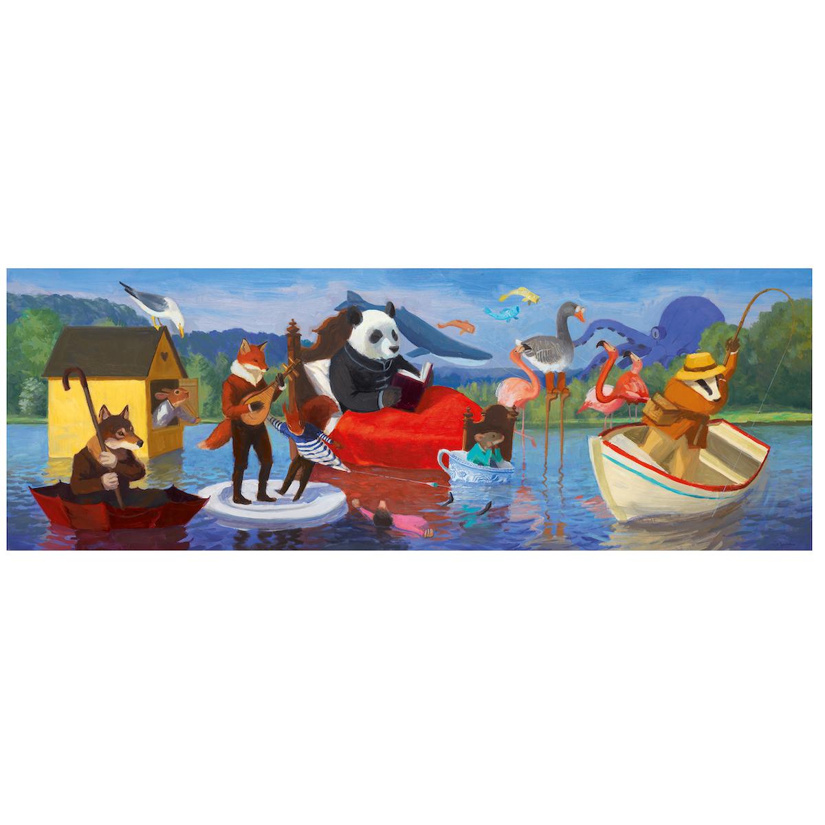 Puzzles Gallery Summer Lake - 350 pcs Djeco