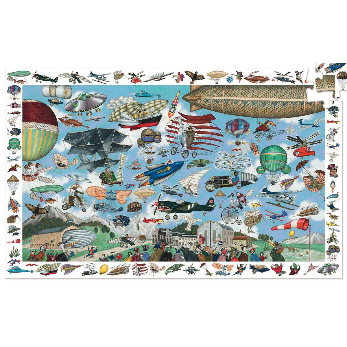 Puzzles observation 200pces AÉRO CLUB Djeco