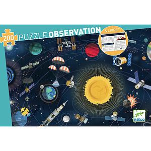 Puzzles observation 200pces L'ESPACE Djeco