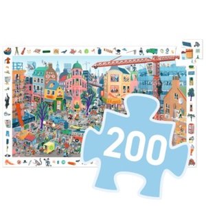 Puzzles Observation La ville - 200pcs Djeco