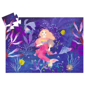 Puzzles Silhouettes Ella, la sirène - 36pcs Djeco