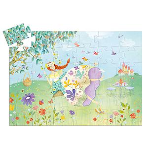 Puzzles silhouettes La princesse du printemps - 36 pcs Djeco