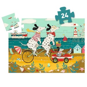 Puzzles Silhouettes Ollie, le dalmatien Djeco