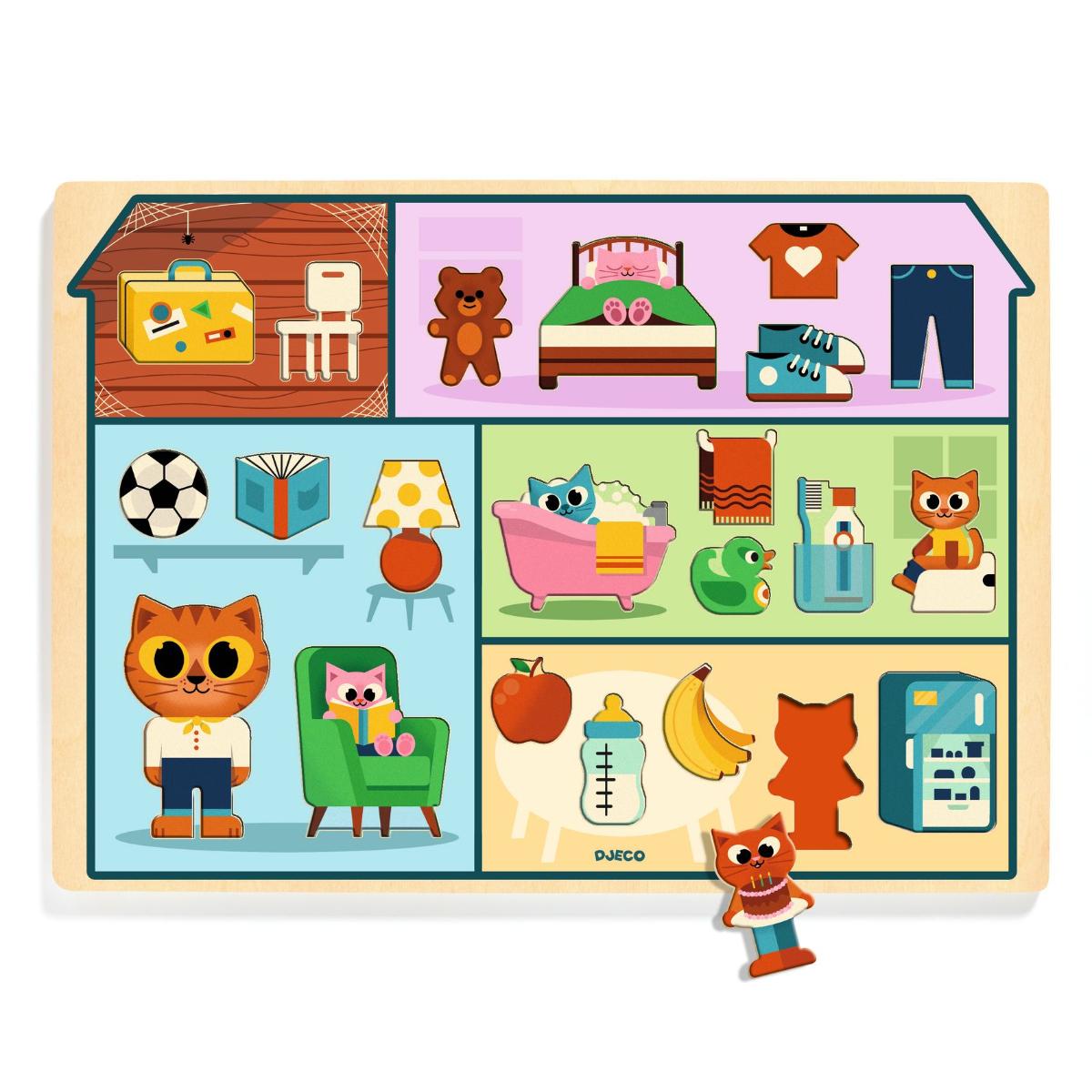 Puzzlo House Djeco