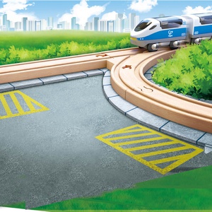Rails LONG CURVED Hape