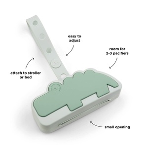 Range tétine silicone CROCO Done by Deer Green