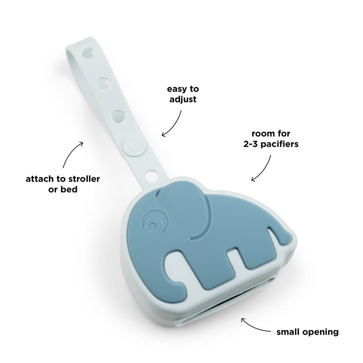 Range tétine silicone ELPHEE Done by Deer Blue