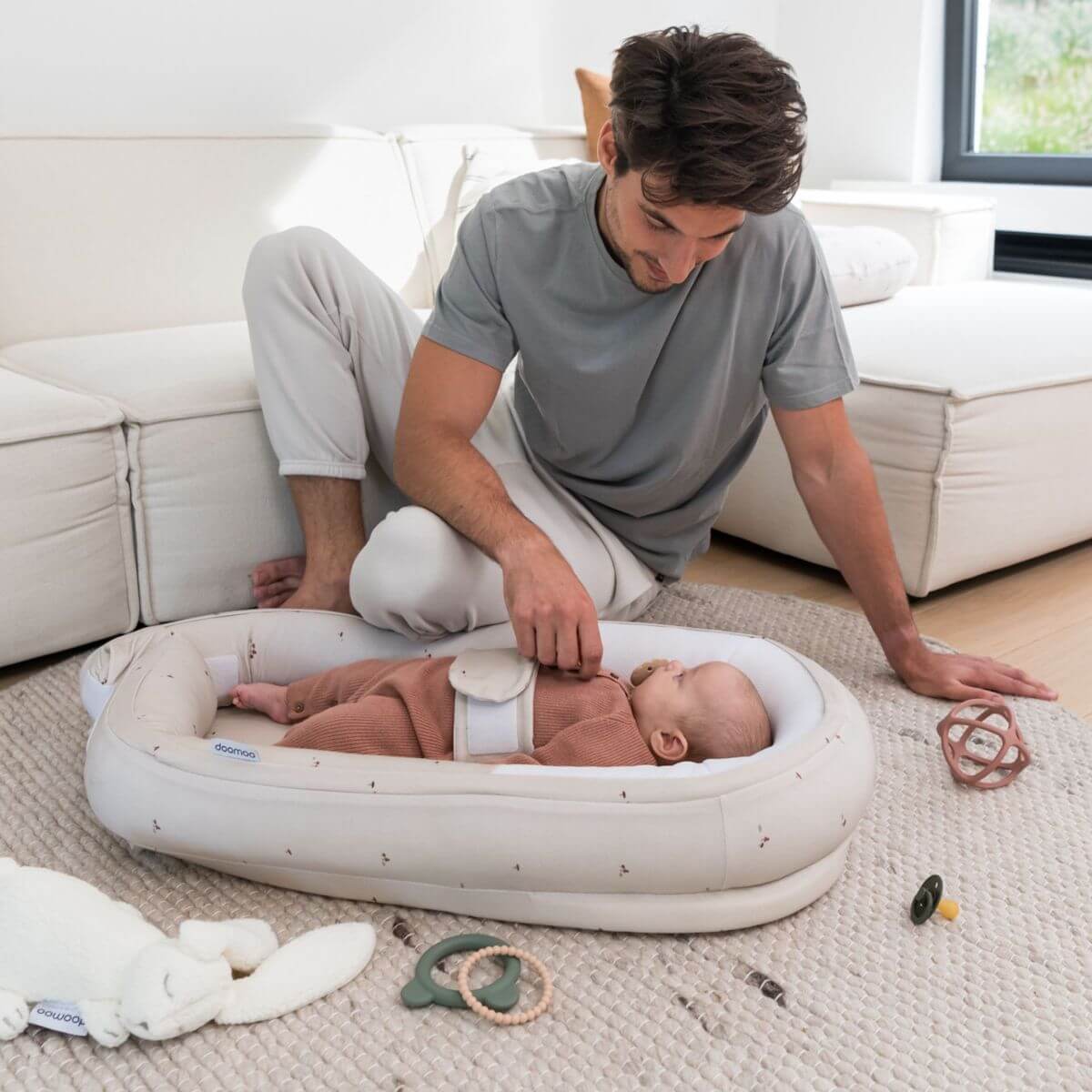 Réducteur de lit COCOON Doomoo Mushrooms 