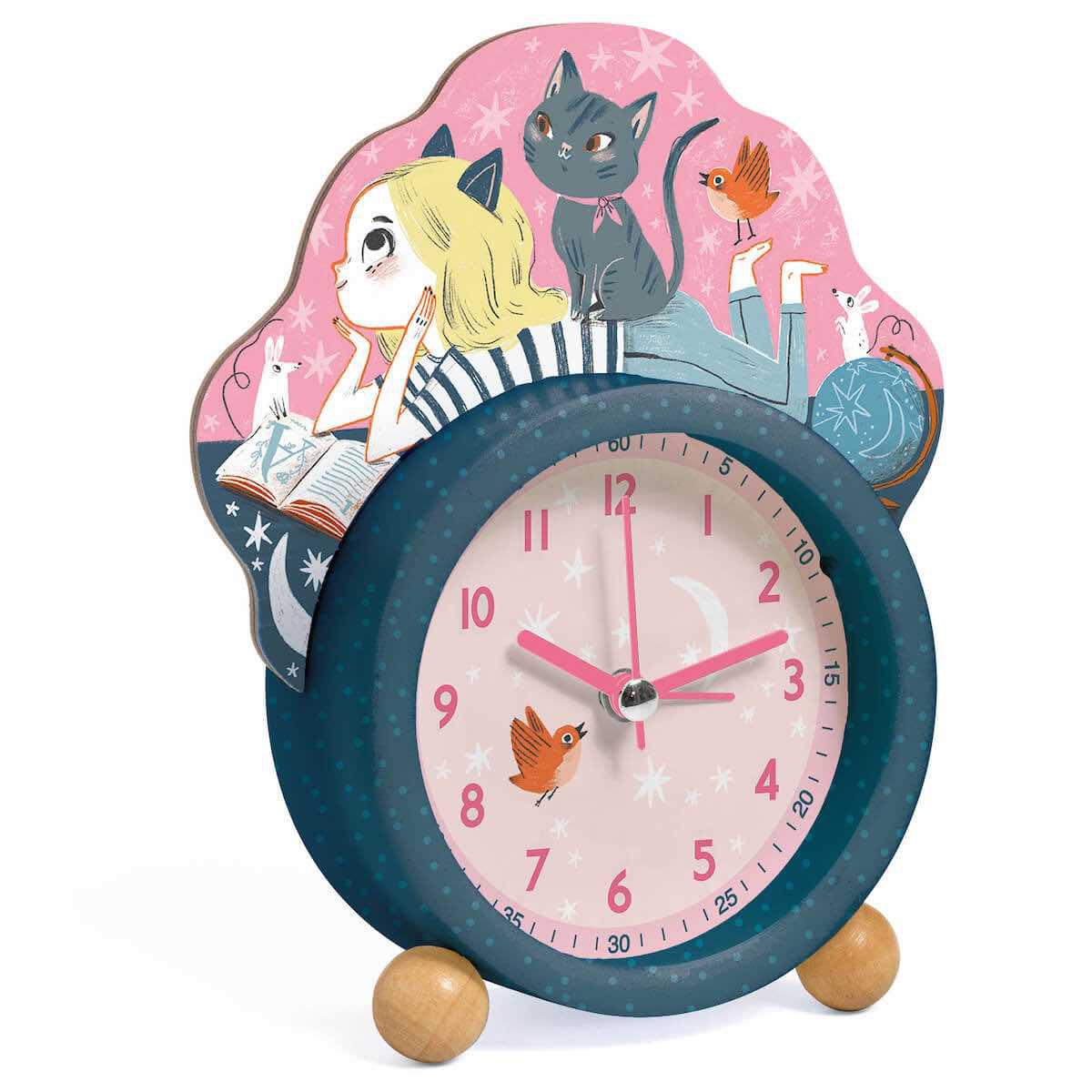 Réveils illustrés  Réveil petit chat Djeco