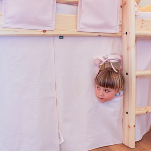 Rideau de jeu lit enfant DAWN Flexa mauve morn
