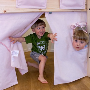 Rideau de jeu lit enfant DAWN Flexa mauve morn