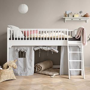 Rideau de lit superposées SEASIDE CLASSIC Oliver Furniture gris