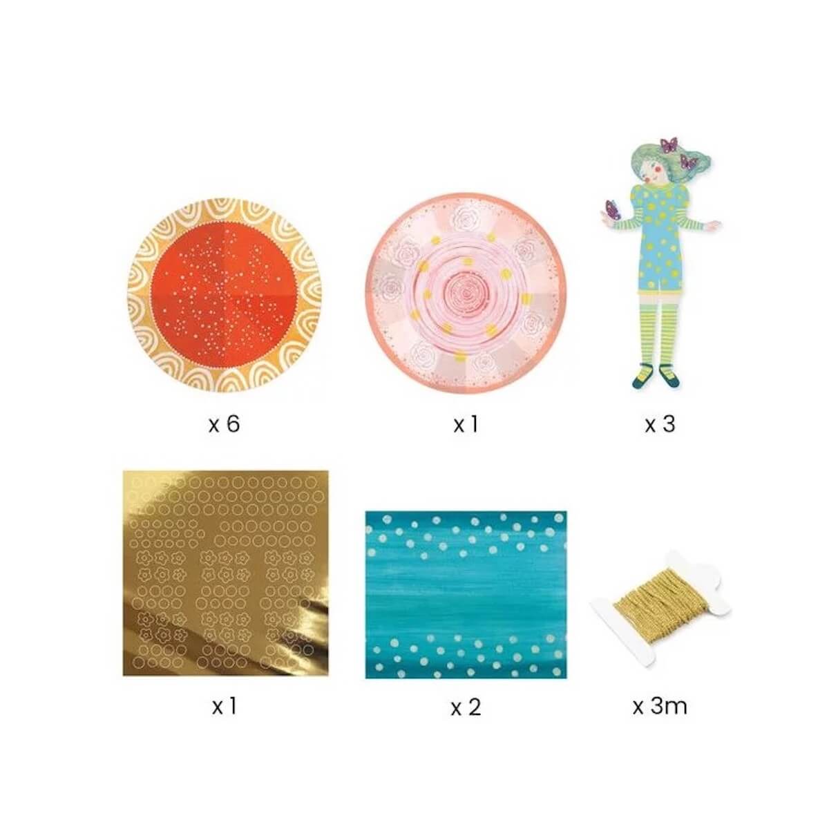 Robes de papier Djeco