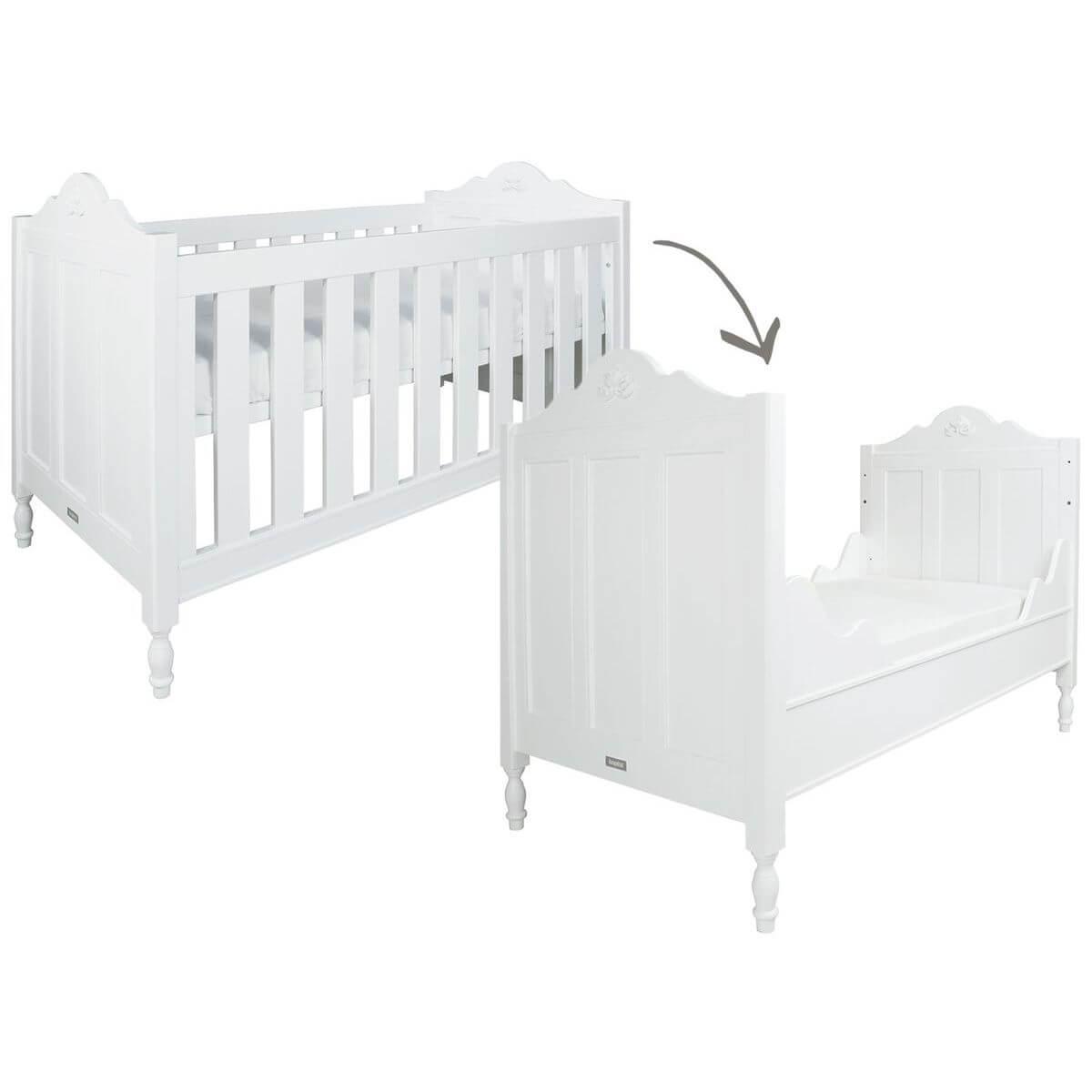 ROMANTIC by Bopita Lit -Cot 70x140cm Blanc