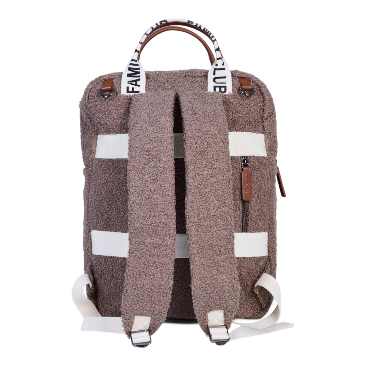 Sac à dos à langer FAMILY CLUB SIGNATURE Childhome Teddy soft brown