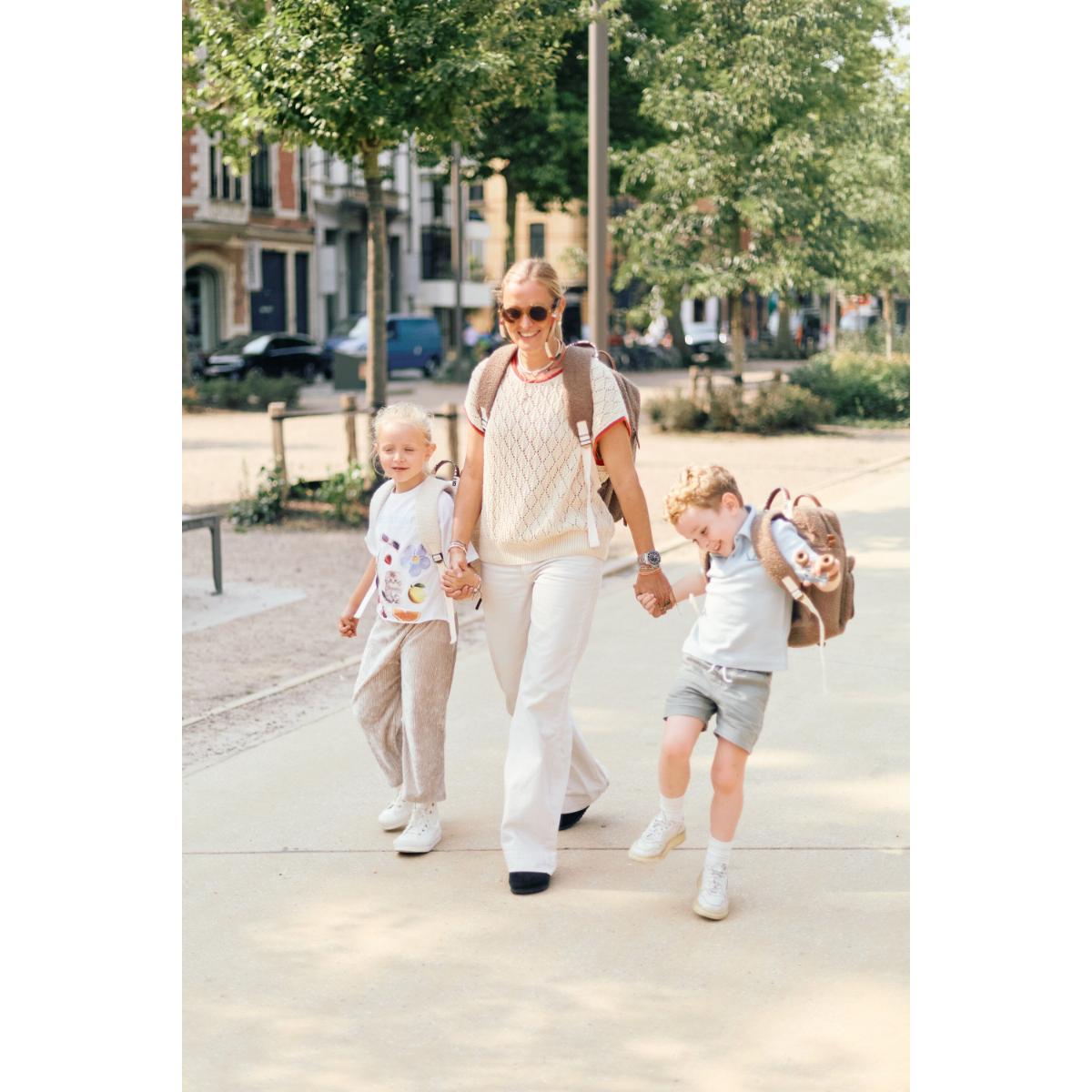 Sac à dos à langer FAMILY CLUB SIGNATURE Childhome Teddy soft brown