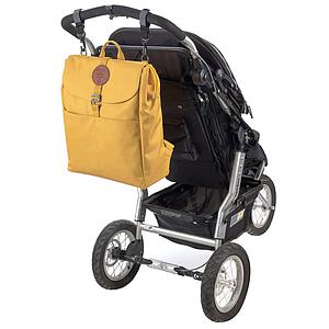 Sac à dos à langer GREEN LABEL Laessig Adventure lemon curry