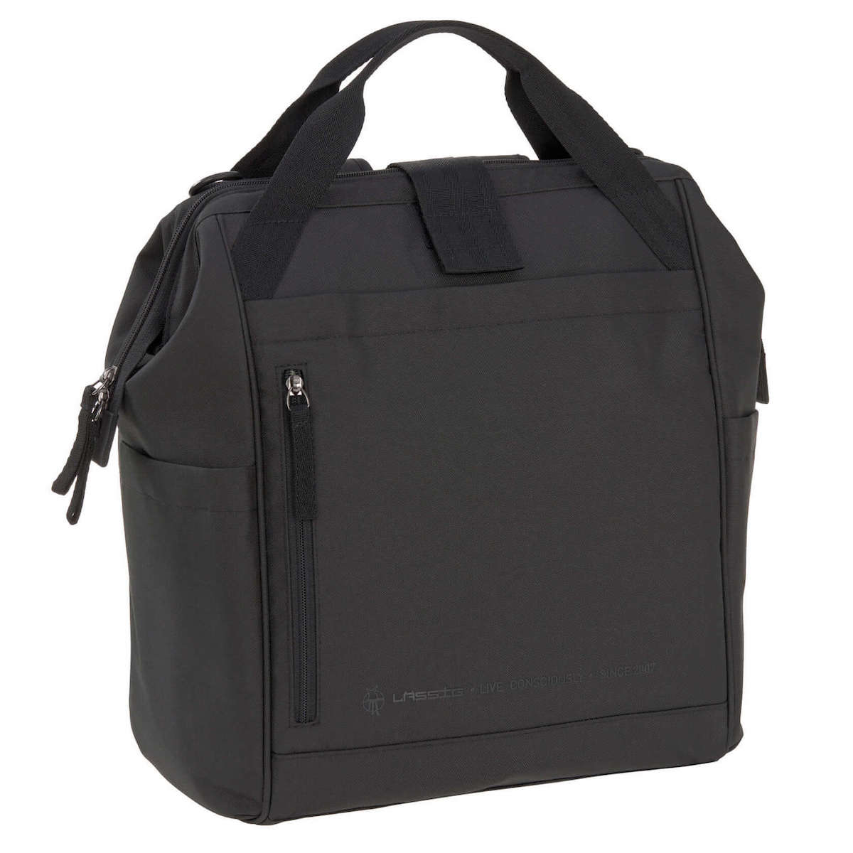 Sac à dos à langer GREENLABEL GOLDIE UP Laessig noir
