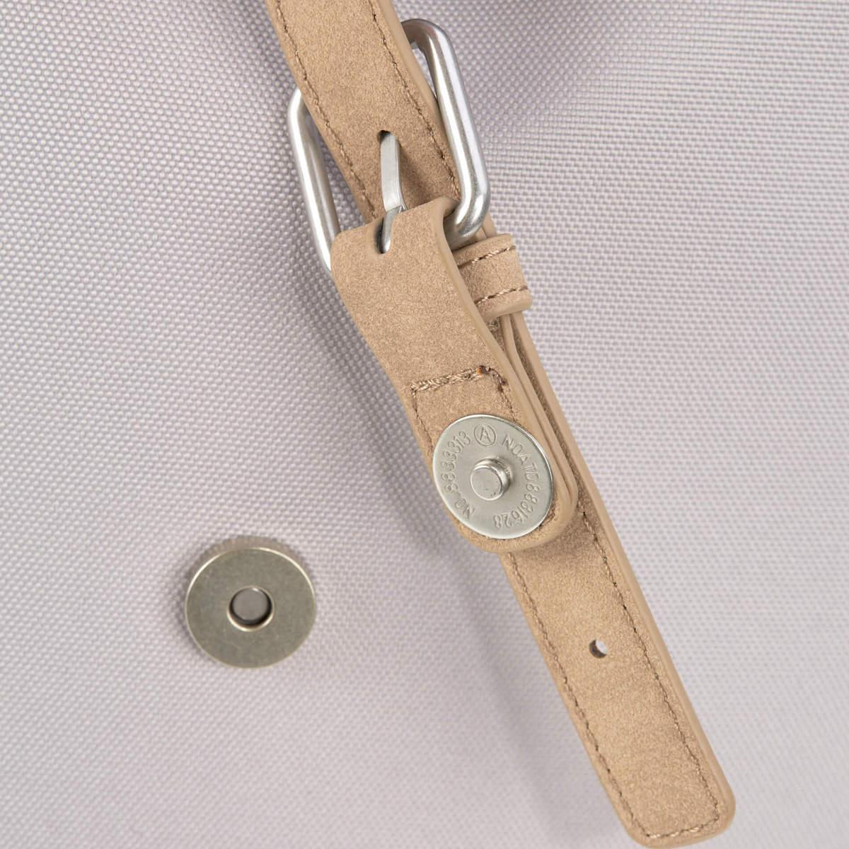 Sac à dos à langer ROLLTOP Laessig gris