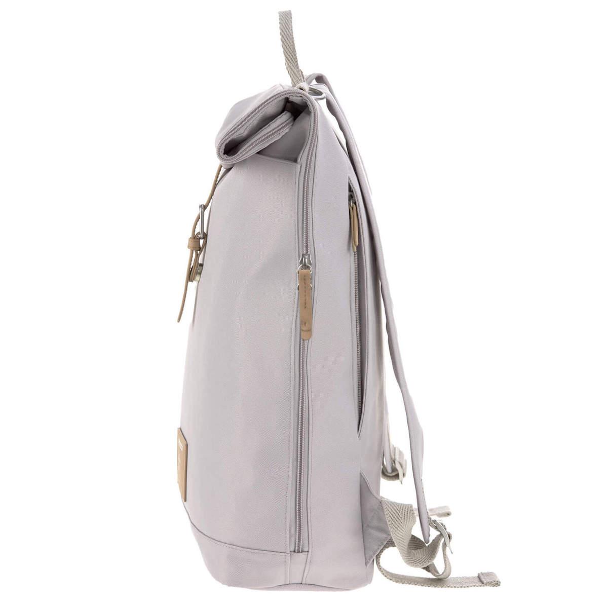 Sac à dos à langer ROLLTOP Laessig gris