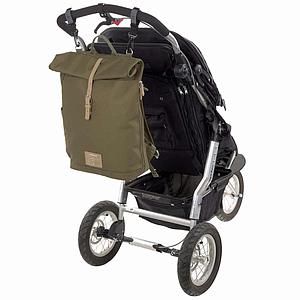 Sac à dos à langer ROLLTOP Laessig olive