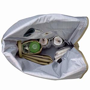 Sac à dos à langer ROLLTOP Laessig olive