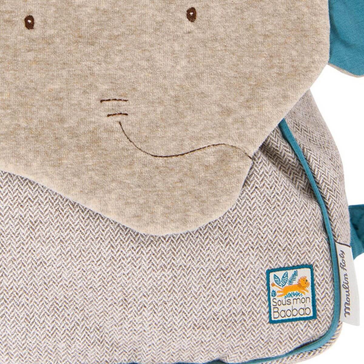 Sac à dos éléphant SOUS MON BAOBAB Moulin Roty