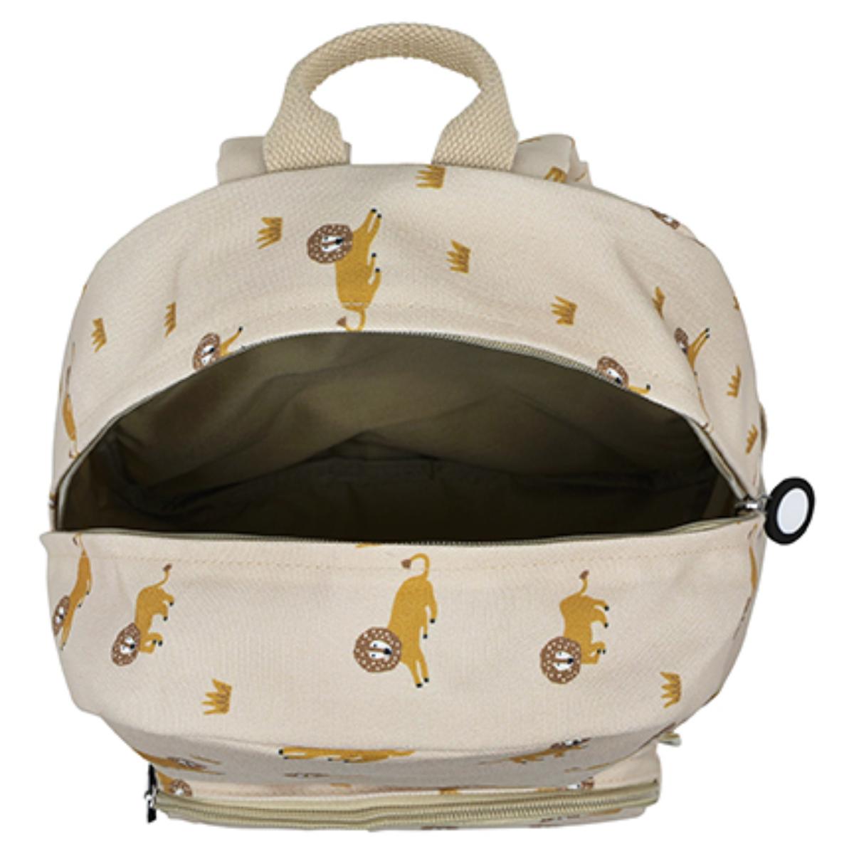 Sac à dos imprimé LIVELY LION Trixie yellow