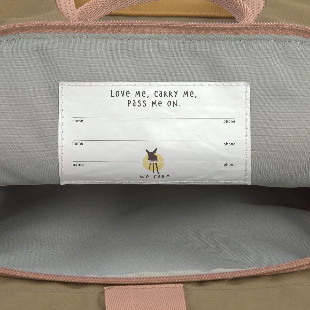 Sac à dos MINI ROLLTOP Laessig hazelnut