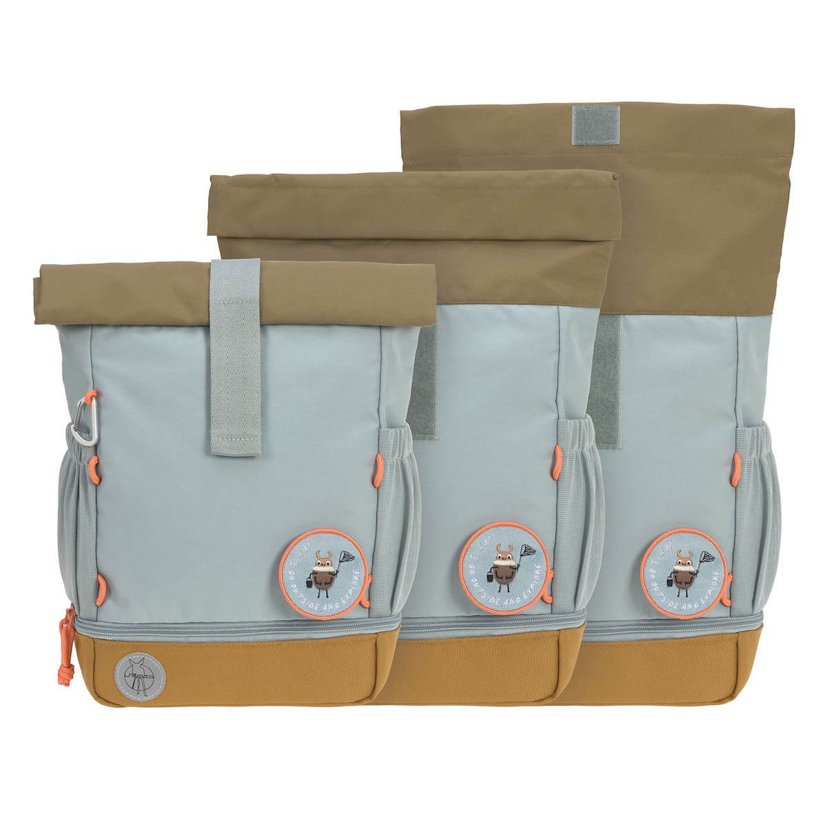 Sac à dos MINI ROLLTOP Laessig light blue