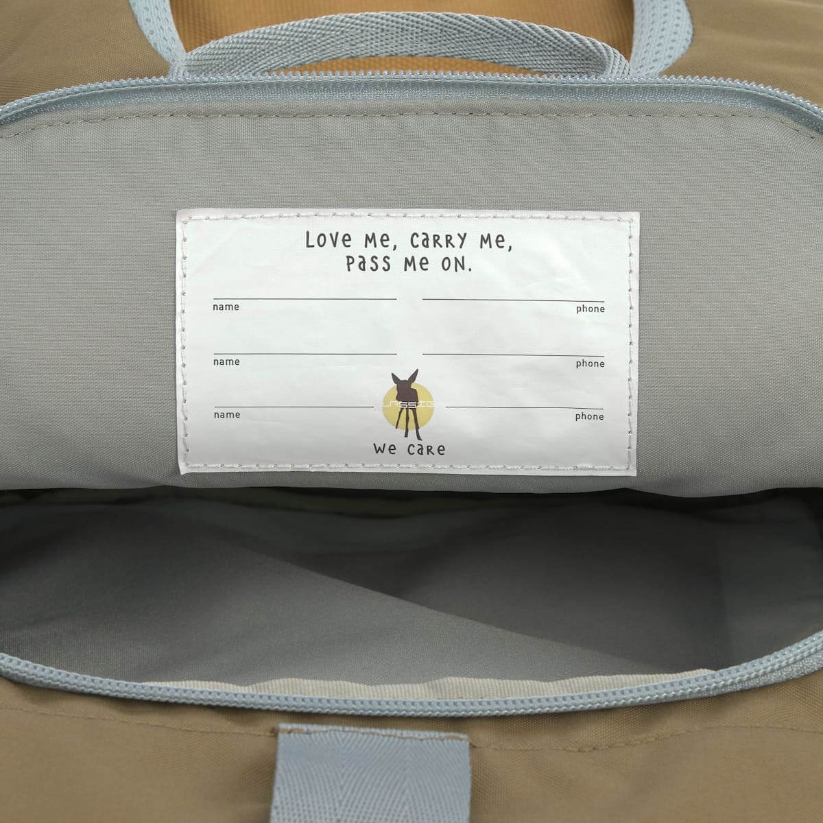 Sac à dos MINI ROLLTOP Laessig light blue