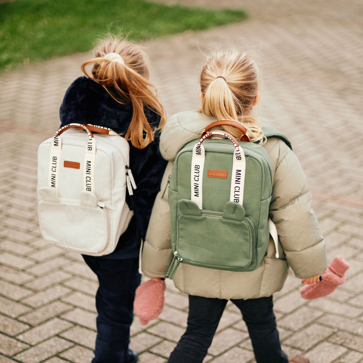 Sac à dos mini SIGNATURE Childhome canvas off-white