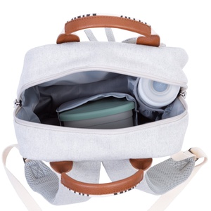 Sac à dos mini SIGNATURE Childhome canvas off-white