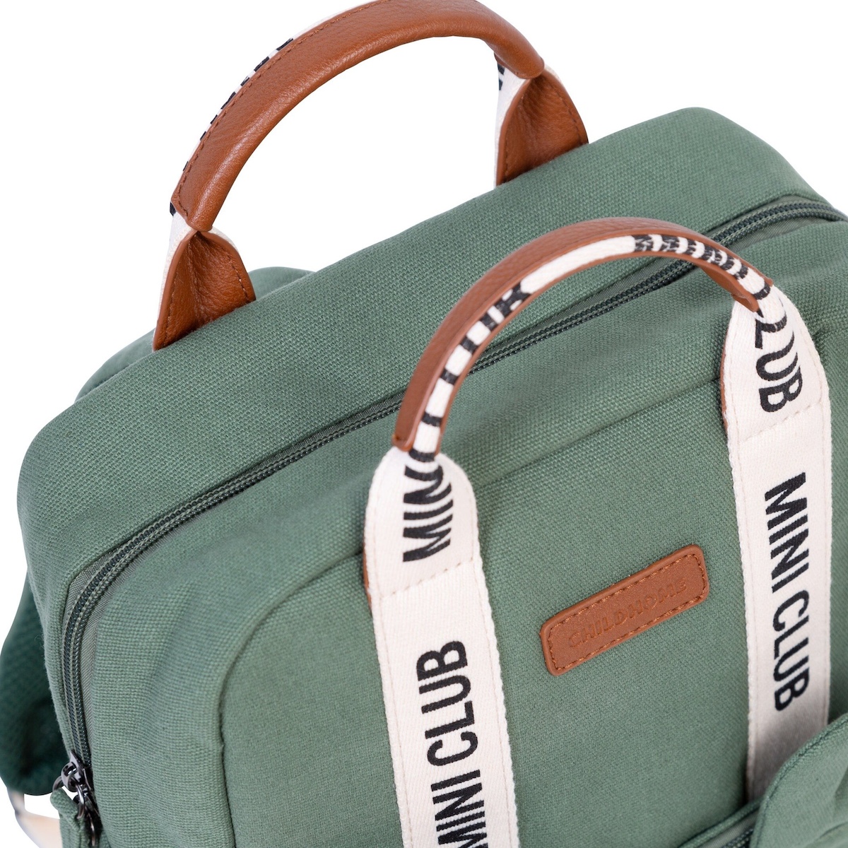 Sac à dos mini SIGNATURE Childhome canvas vert