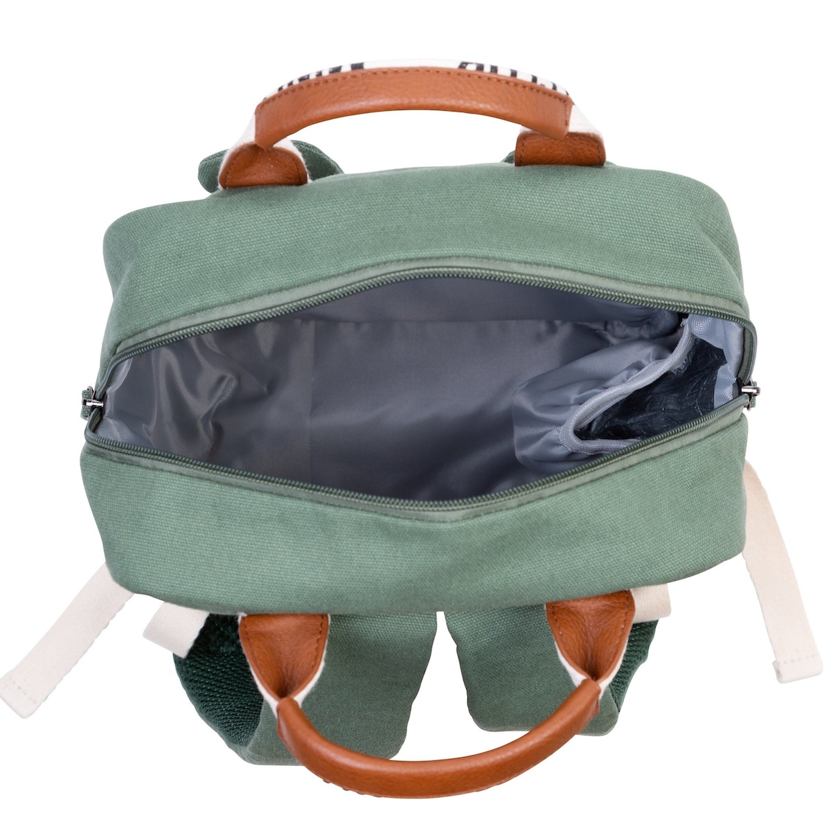 Sac à dos mini SIGNATURE Childhome canvas vert