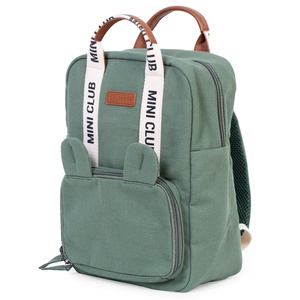 Sac à dos mini SIGNATURE Childhome canvas vert