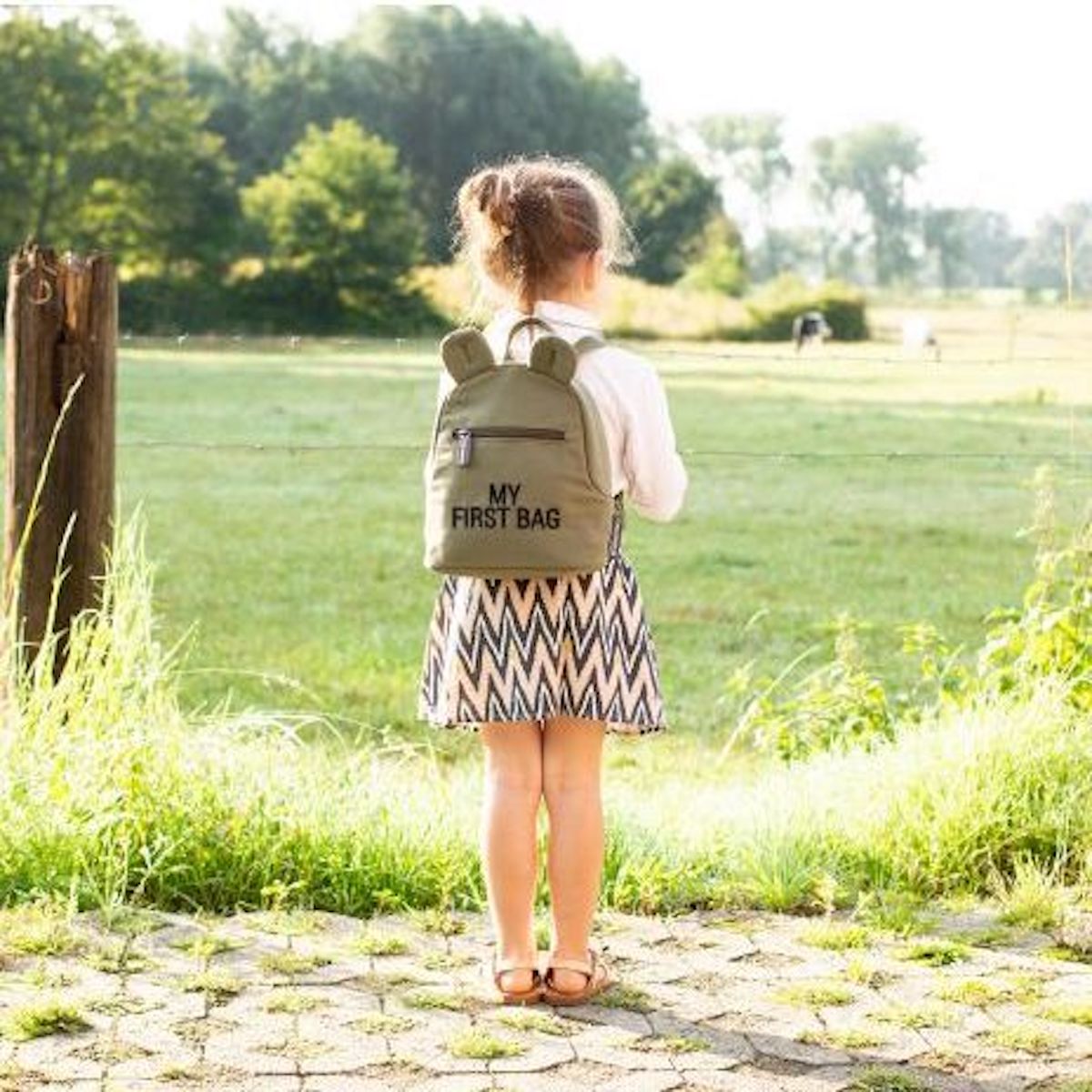 Sac à dos MY FIRST BAG Childhome canvas Kaki