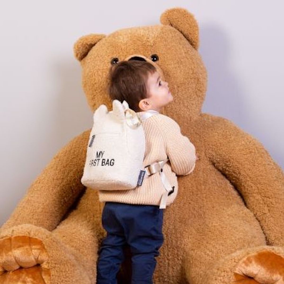Sac à dos MY FIRST BAG Childhome teddy-offwhite