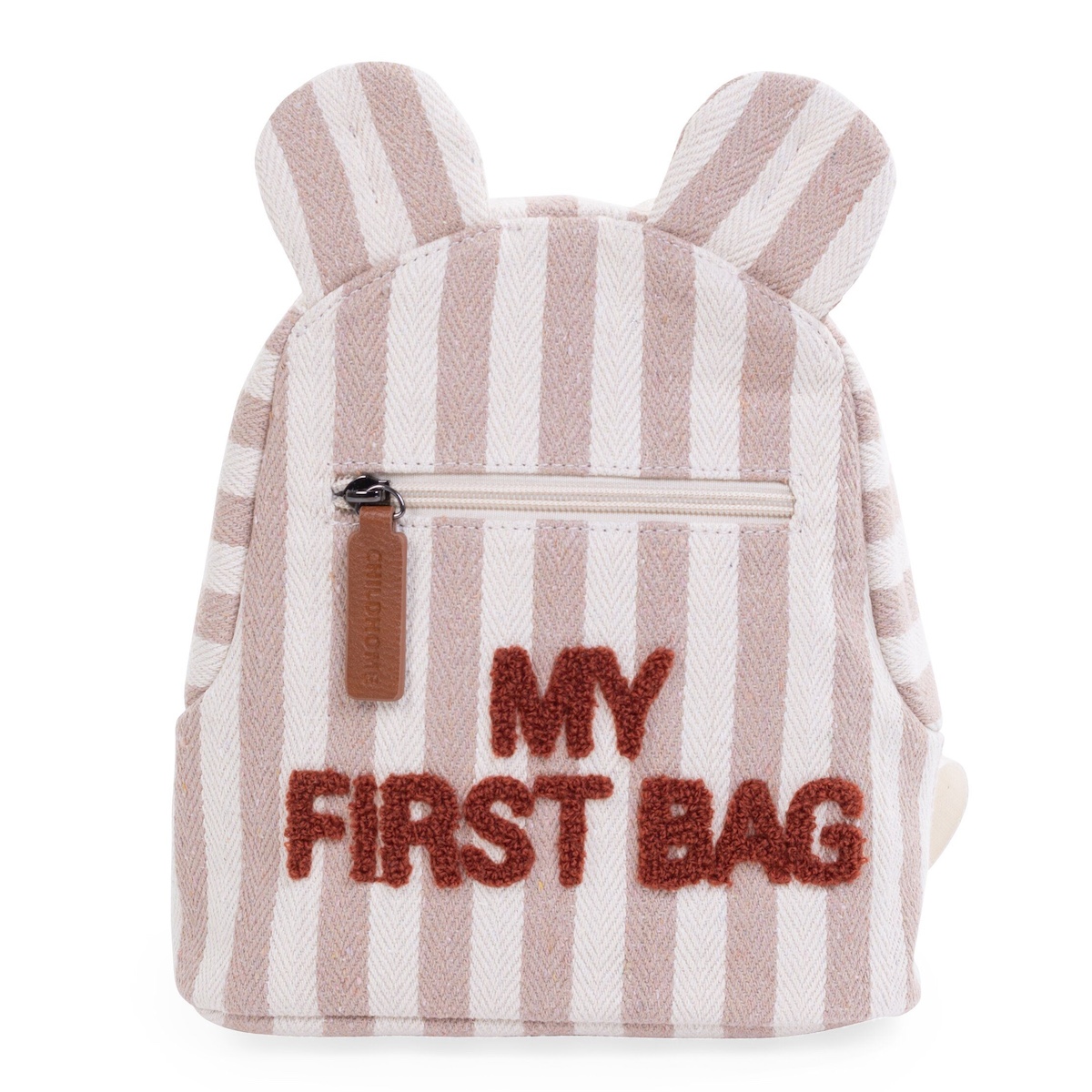 Sac à dos MY FIRST BAG RAYURES Childhome nunde Terracotta