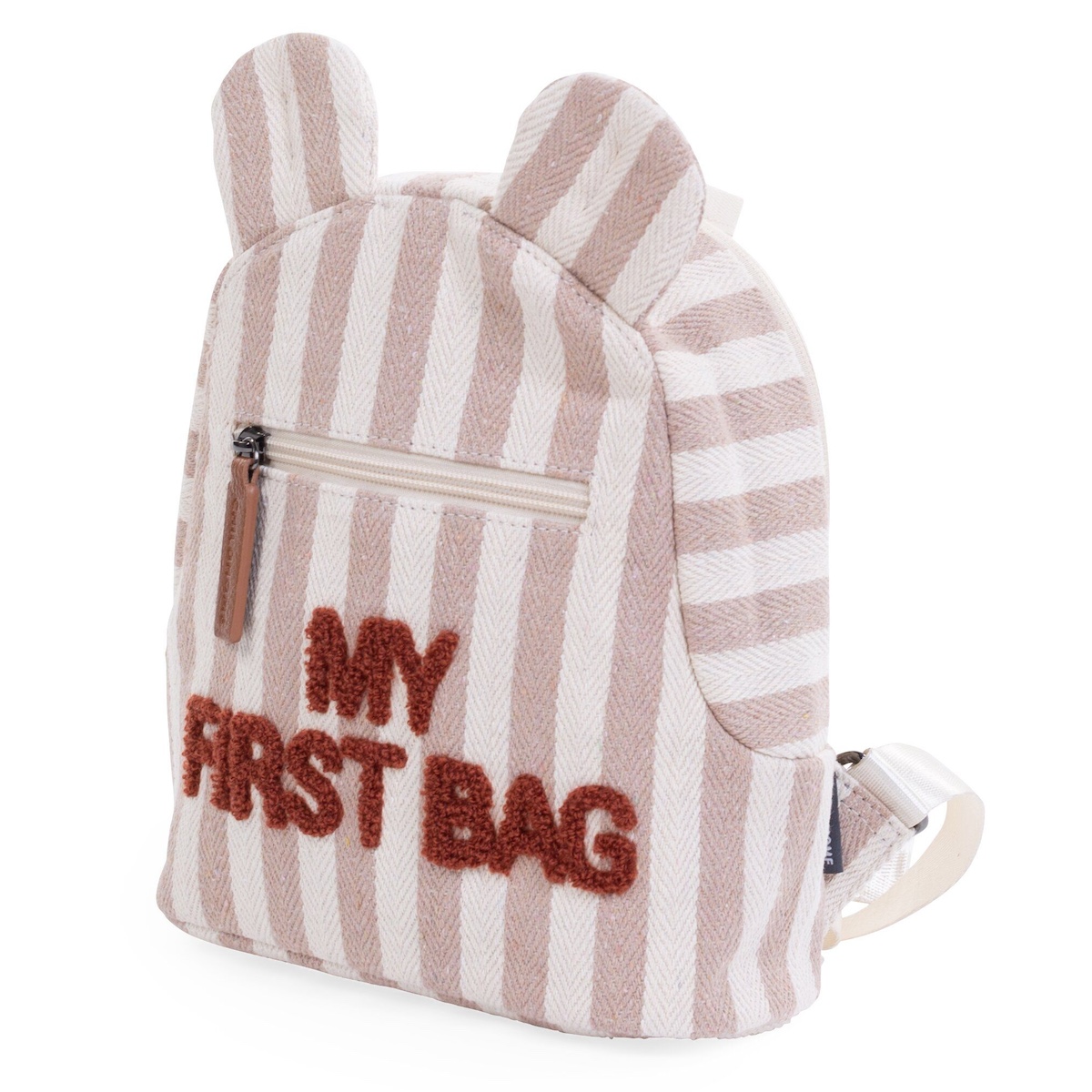 Sac à dos MY FIRST BAG RAYURES Childhome nunde Terracotta