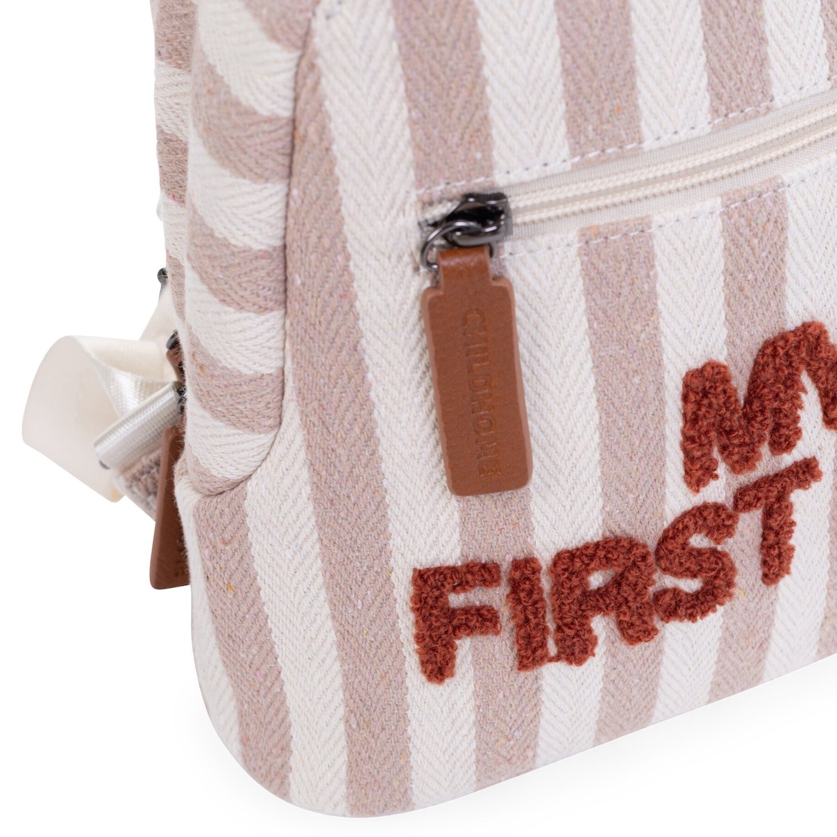 Sac à dos MY FIRST BAG RAYURES Childhome nunde Terracotta