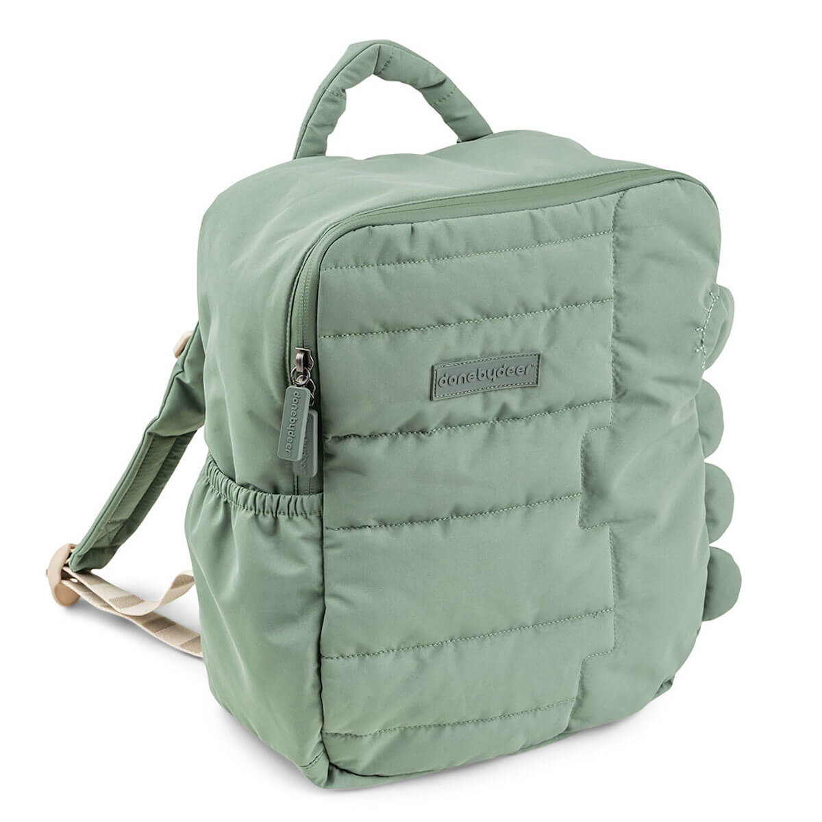 Sac à dos rembourré CROCO Done by Deer vert