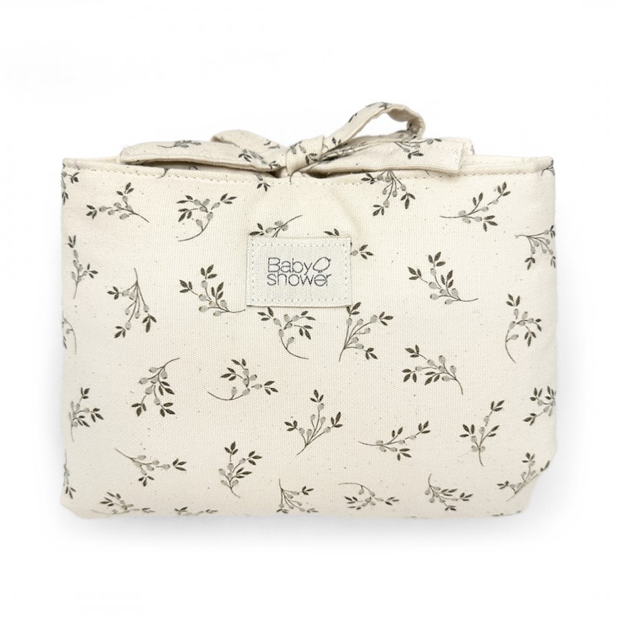 SAC À LANGER AUDREY Babyshower olive bloom canvas